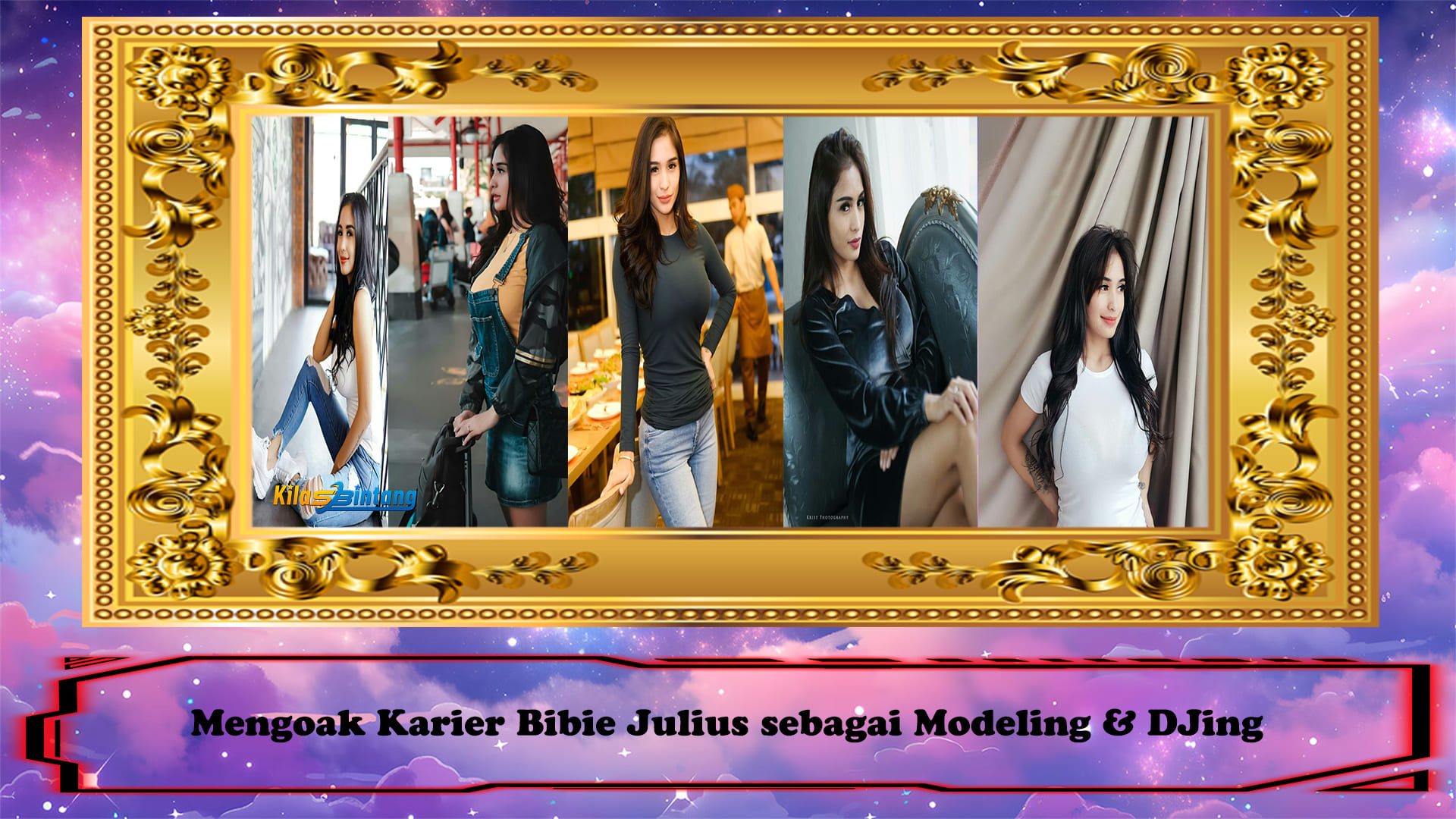 Mengoak Karier Bibie Julius sebagai Modeling & DJing